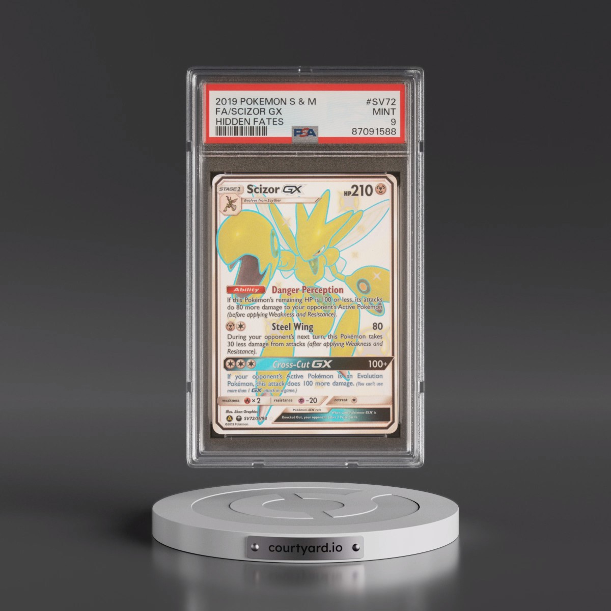 2019 Scizor GX Full Art - Pokémon Pokémon Sun & Moon Hidden Fates